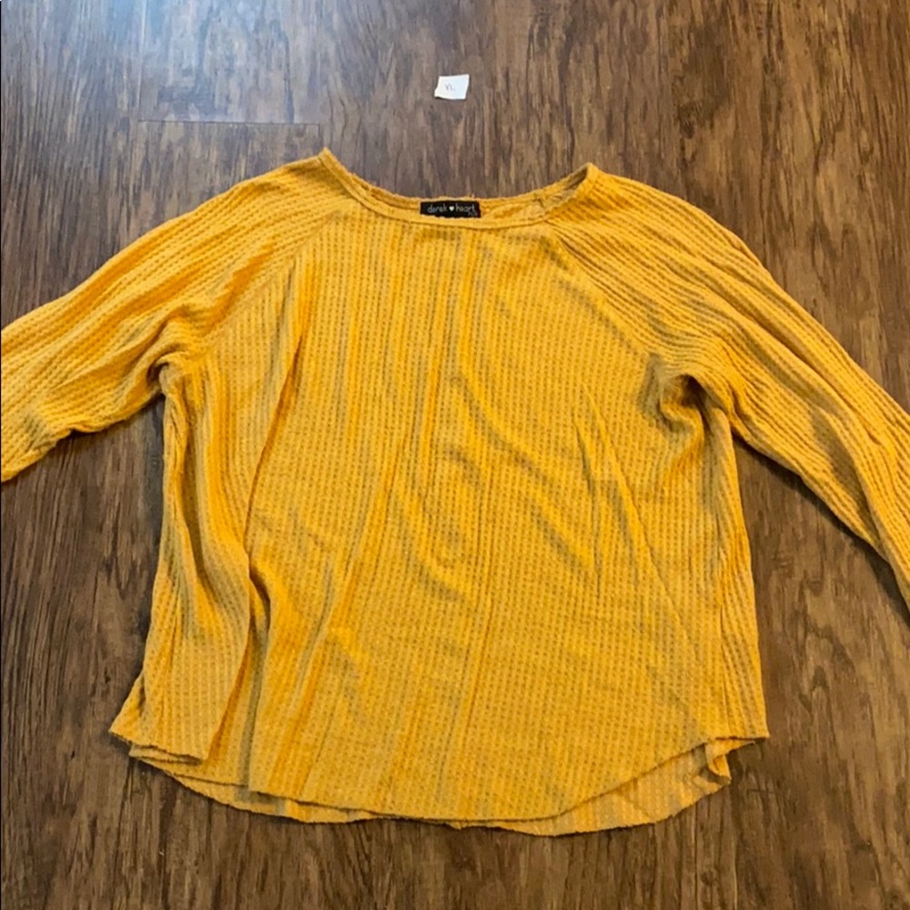 Yellow sweater